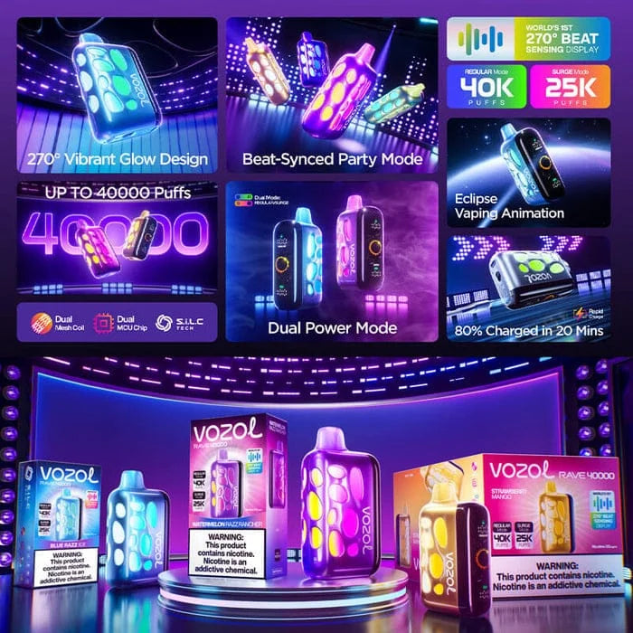 Vozol Rave 40000