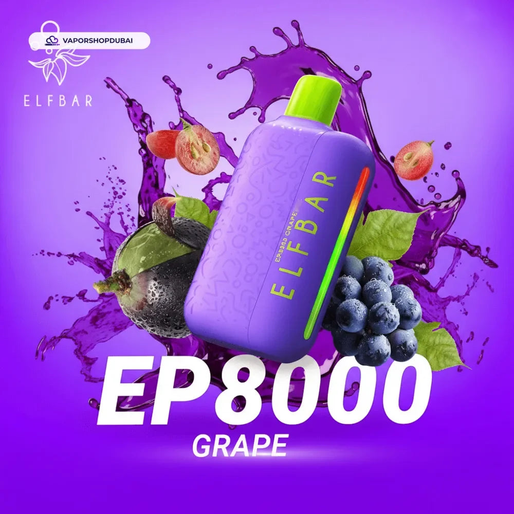 ELF Bar EP8000 Disposable Vape 8000 Puffs 20mg In UAE