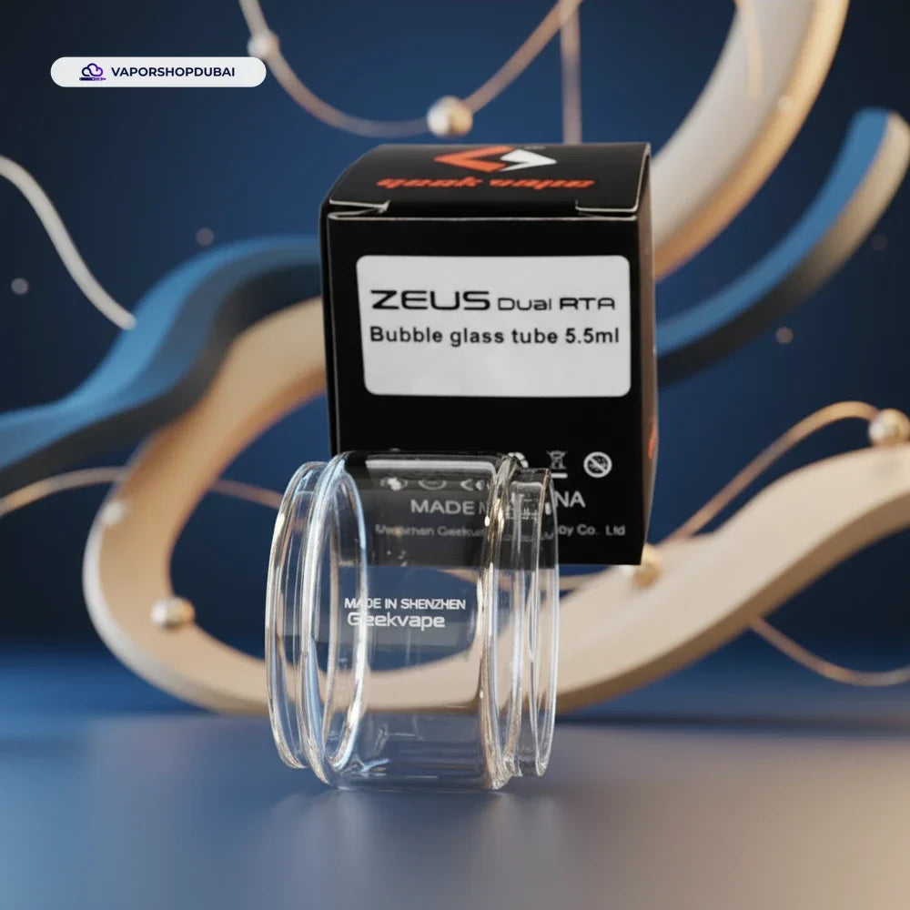 Geekvape Zeus Dual RTA Bubble Glass Tube 5.5ml In UAE