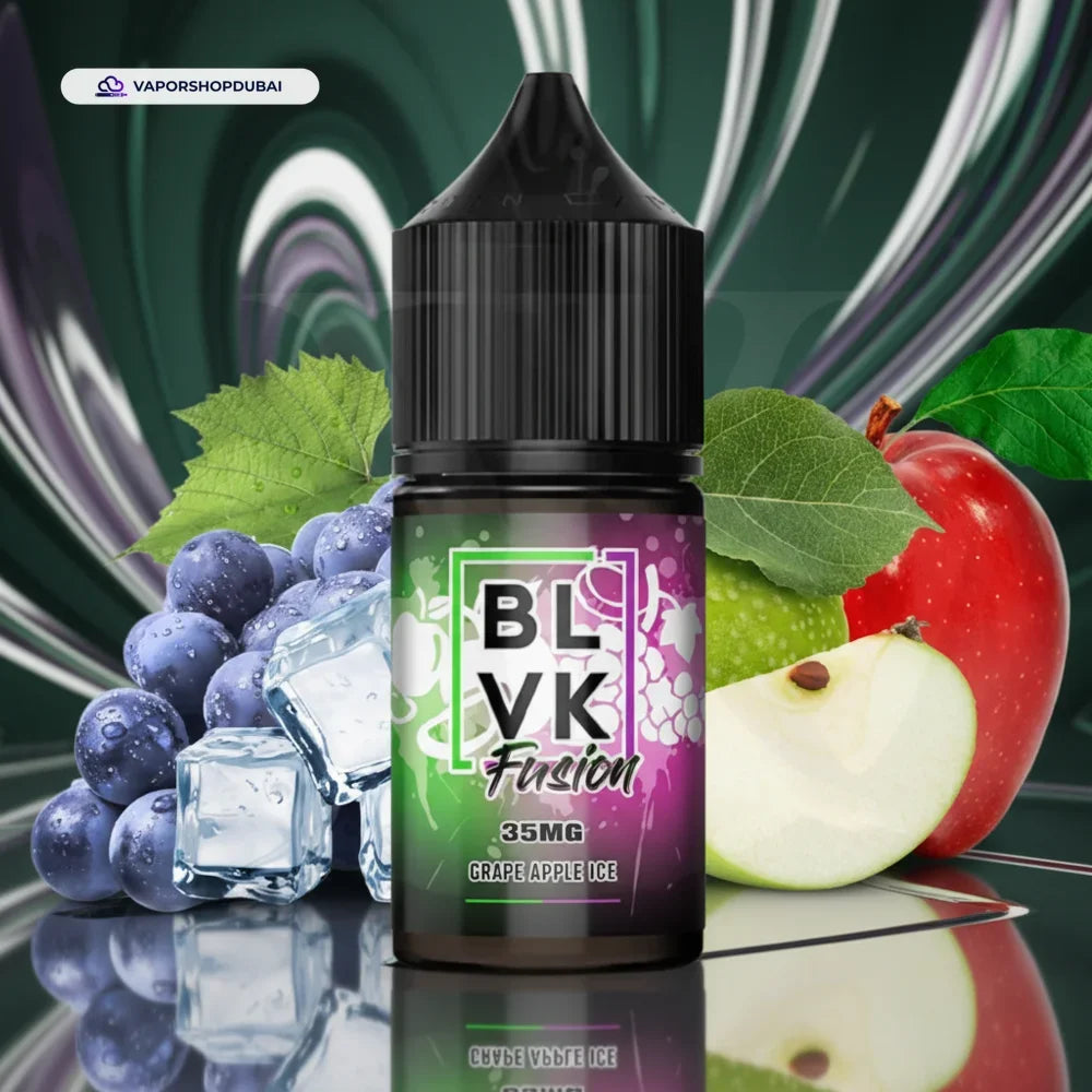 Buy Grape Apple Ice Blvk Fusion Salt 30ml In UAE