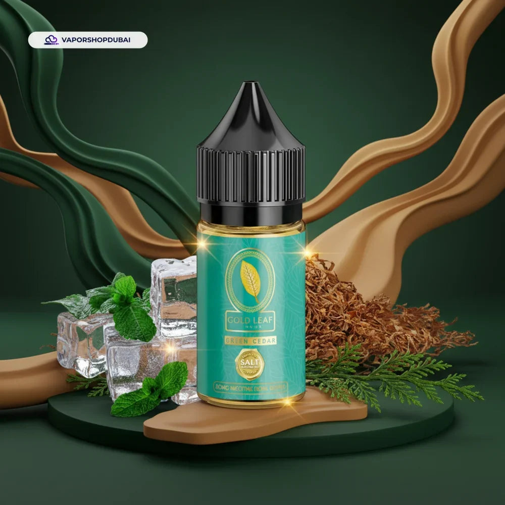 GREEN CEDAR SALTNIC BY GOLD LEAF
