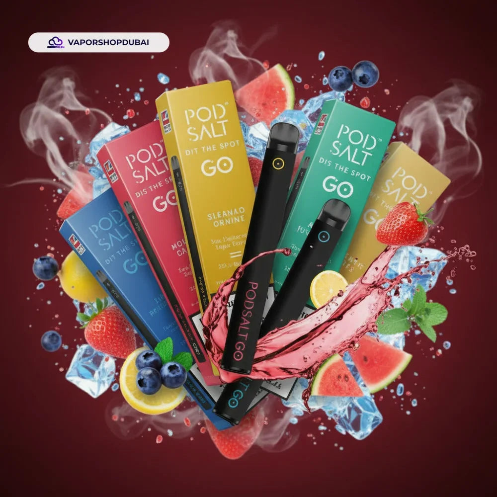 POD SALT GO DISPOSABLE VAPE 2500 PUFFS IN UAE