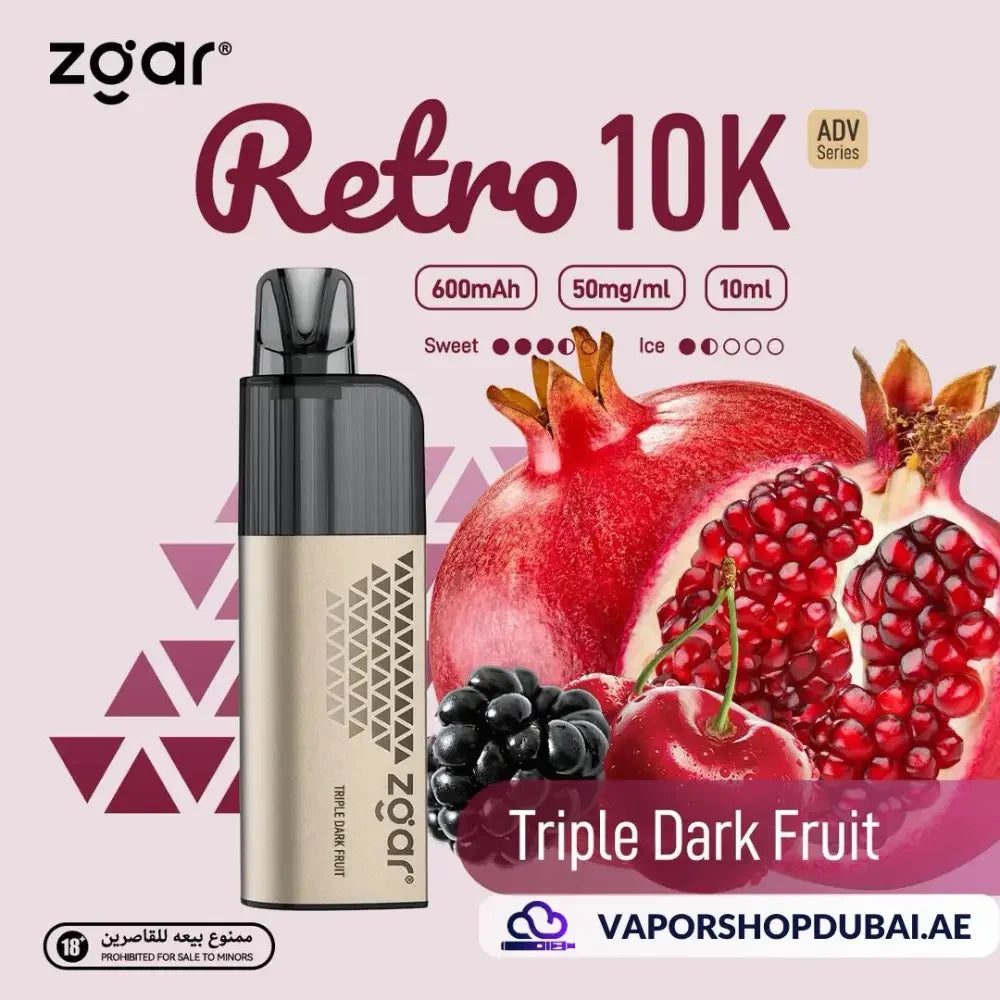 ZGAR Retro 10000 Puffs | Best Vape in Dubai , UAE
