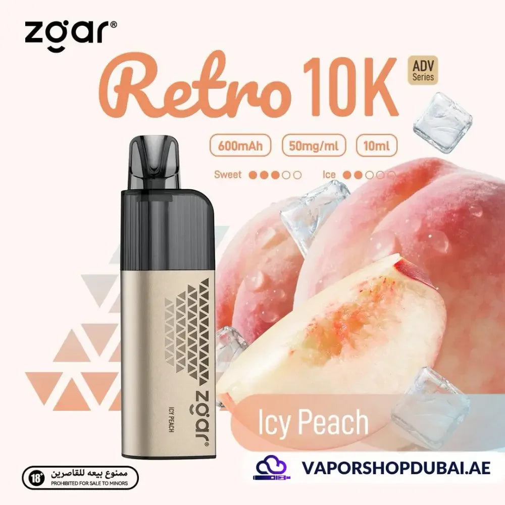 ZGAR Retro 10000 Puffs | Best Vape in Dubai , UAE