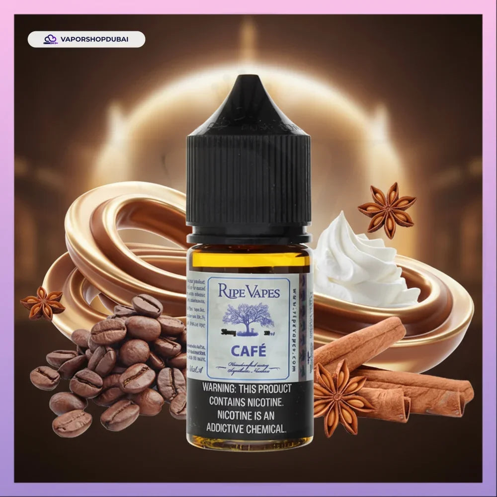 Best Ripe vapes vct Cafe salt nic 30ml in Dubai