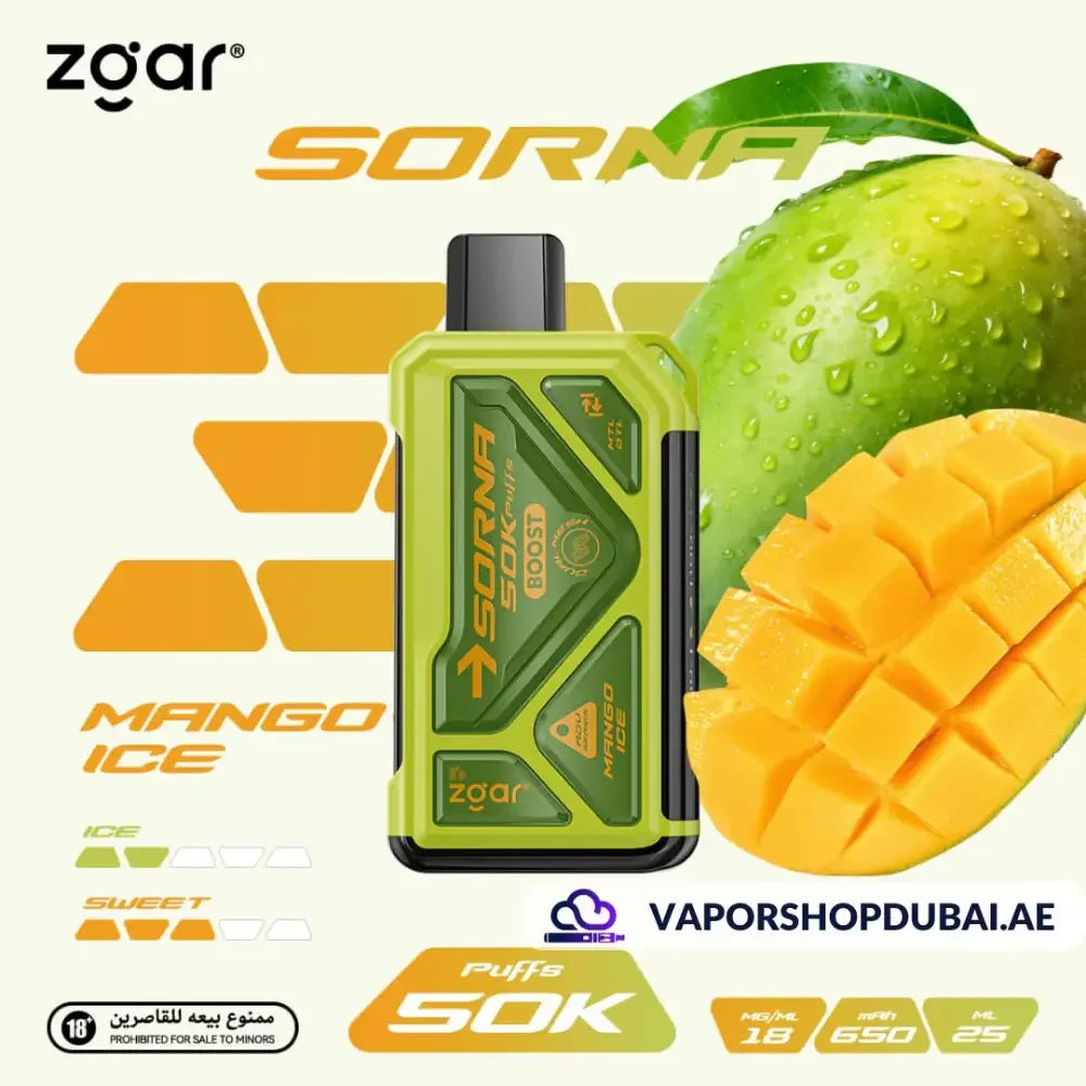 ZGAR Sorna 50000 Puffs | Best Vape in Dubai , UAE