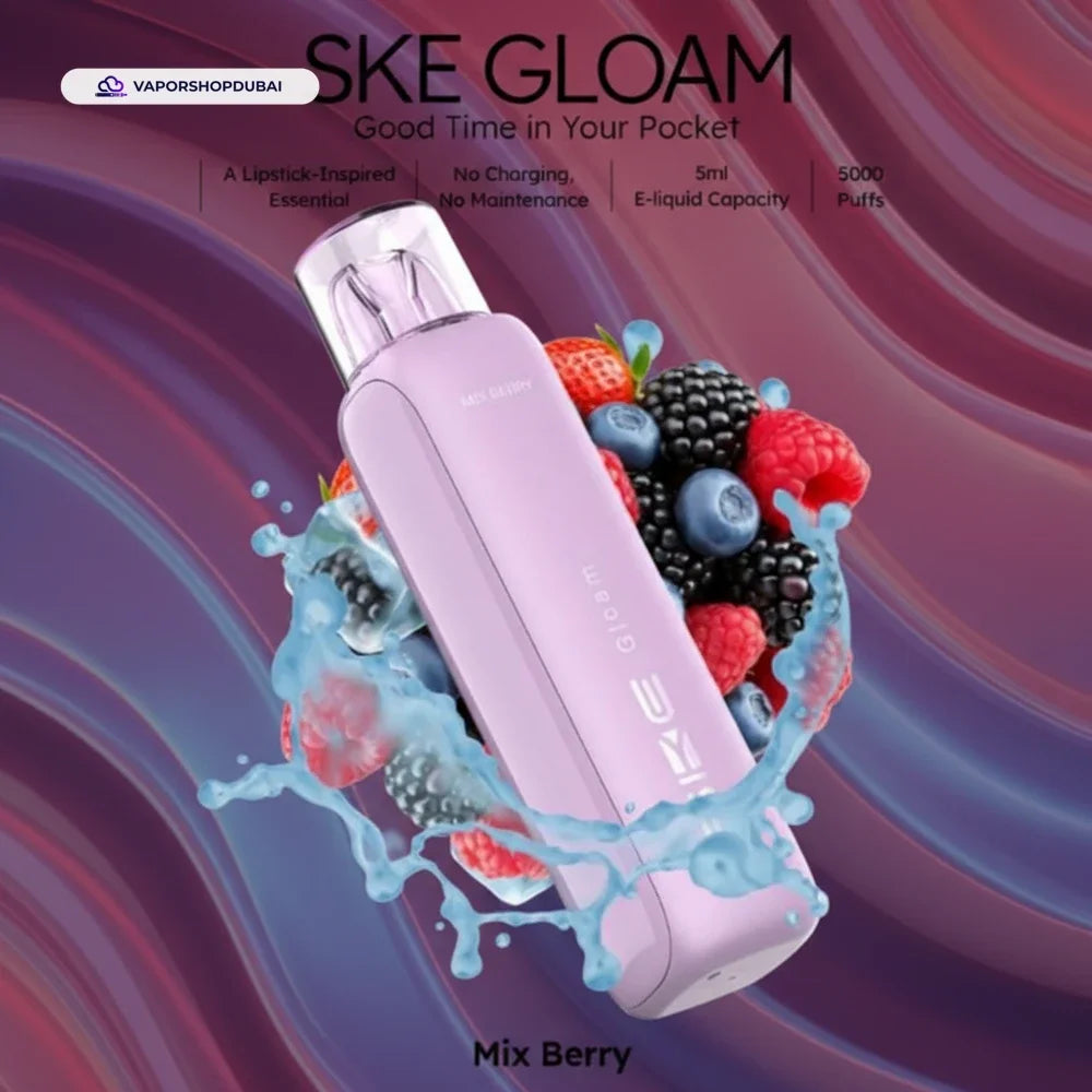 SKE Gloam 5000 Puffs Disposable Vape 20mg In UAE