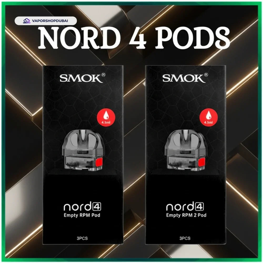 SMOK Nord 4 Empty Pod Cartridge 4.5ml (3pcs/pack) In UAE