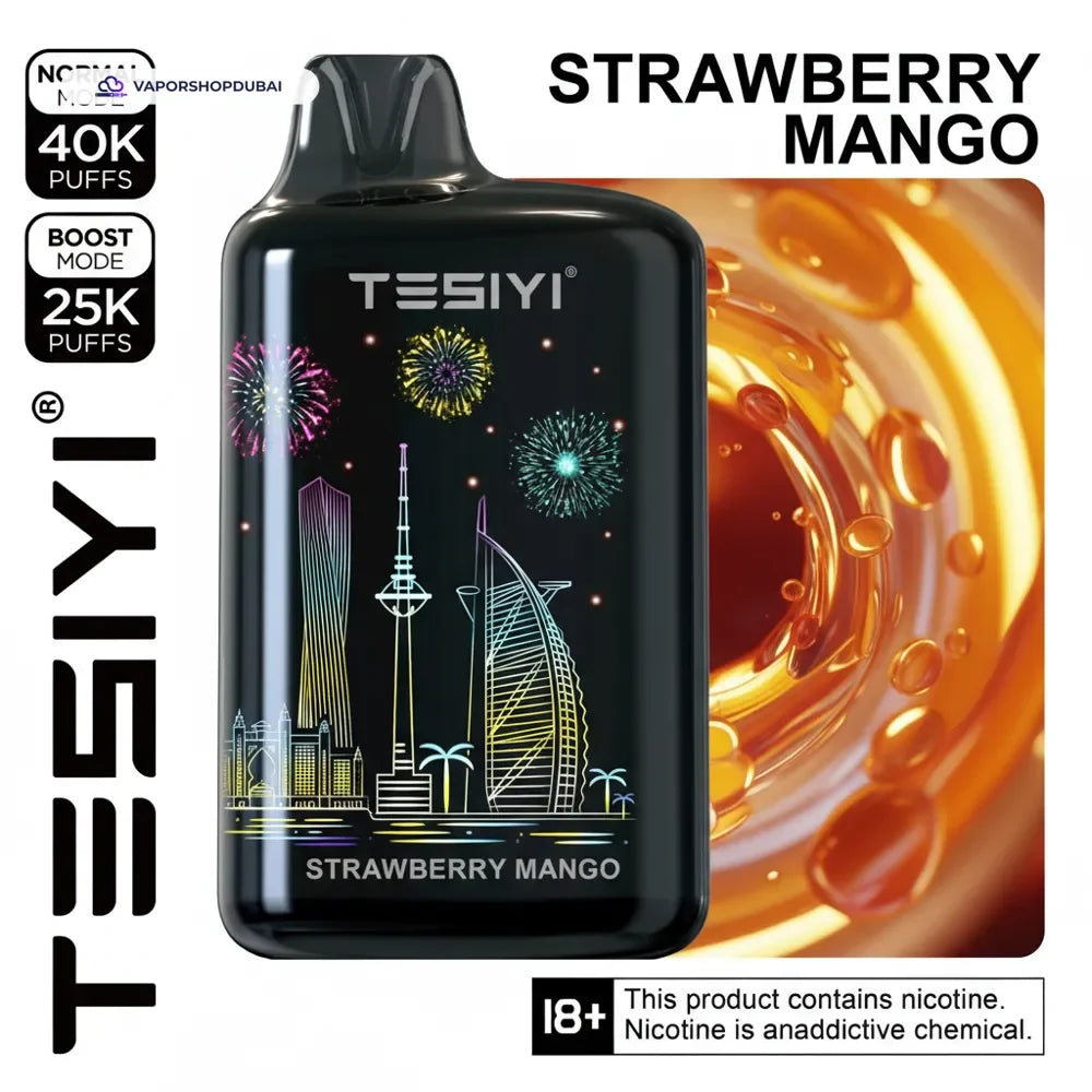 TESIYI ULTRA MAX 40000 Puffs Disposable Vape 50MG In UAE