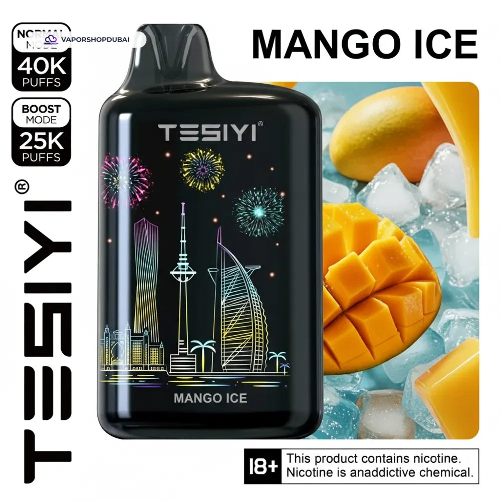 TESIYI ULTRA MAX 40000 Puffs Disposable Vape 50MG في الإمارات العربية المتحدة