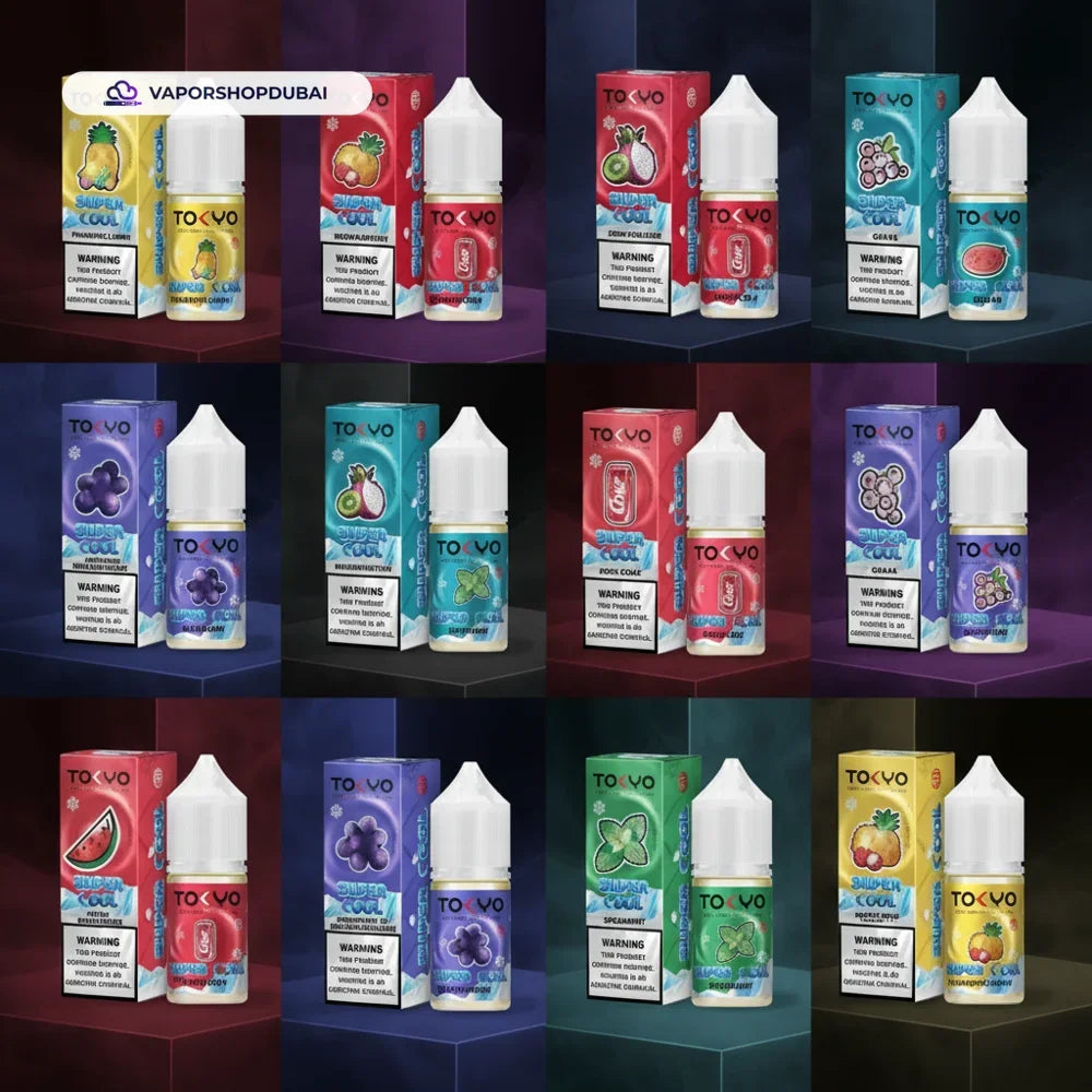 Tokyo Super Cool Saltnic 20mg 30ml E-liquid in the UAE