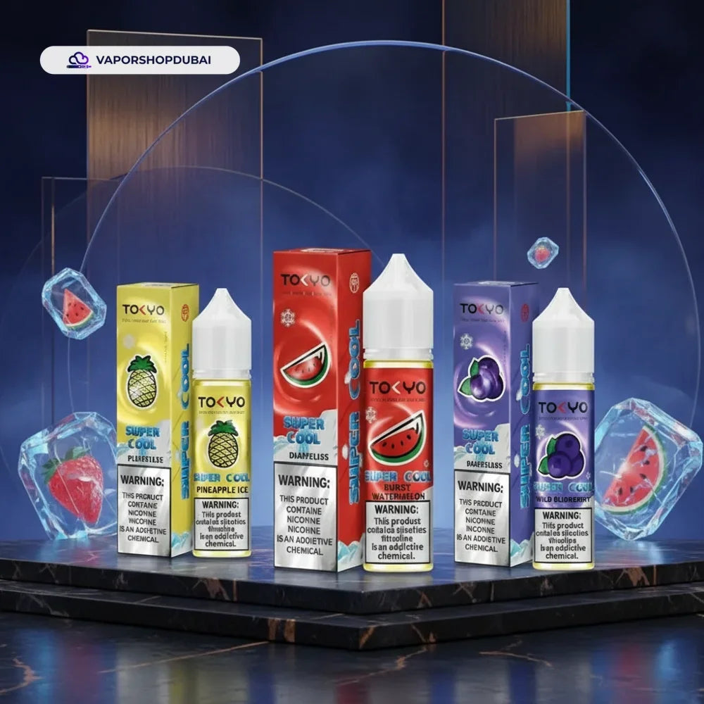 Tokyo Super Cool Series 12mg 60ml E-liquid in the UAE