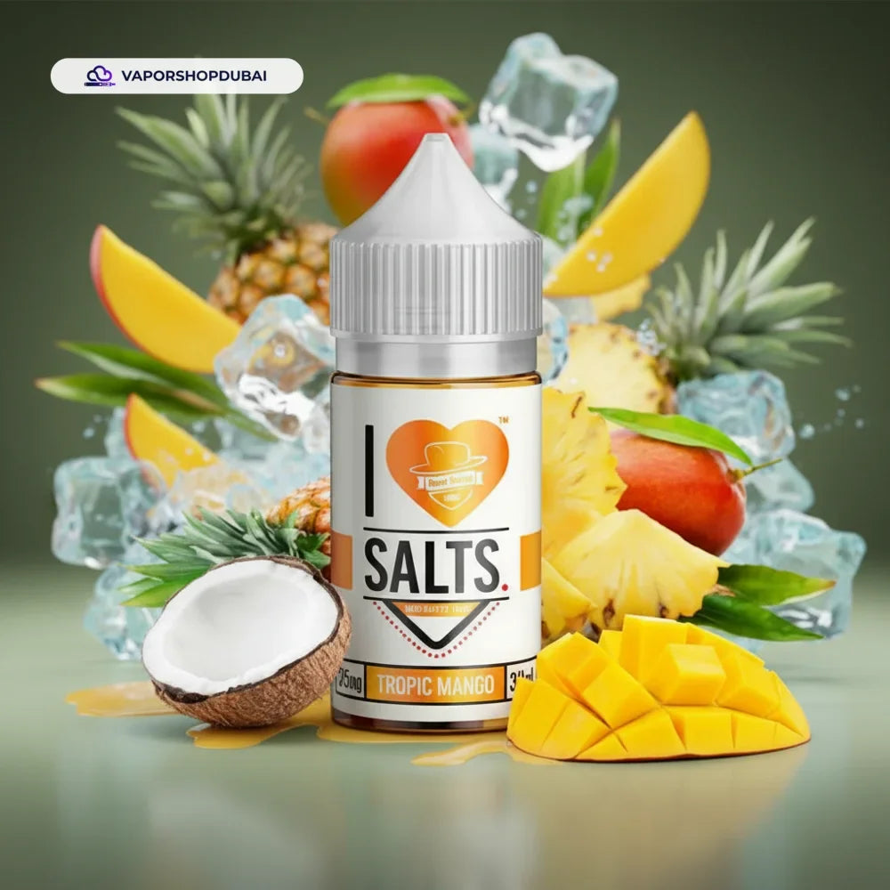 TROPICAL MANGO  I Love Salts by Mad Hatter Juice