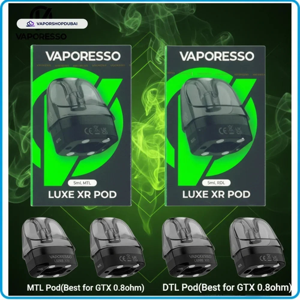 Vaporesso Luxe XR Empty Pods 5ml 2pcs In UAE