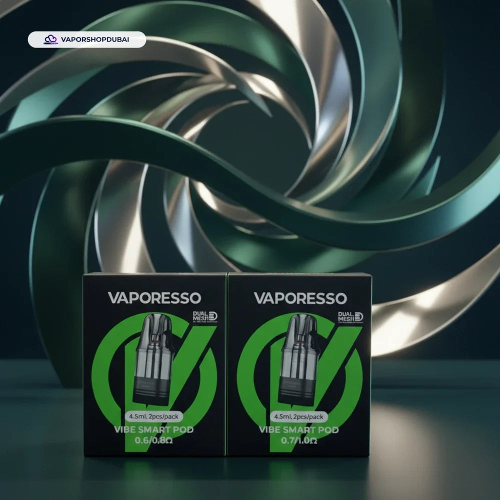 Vaporesso Vibe Smart Pod 2pcs Pack Dual Mesh Top Fill in the UAE