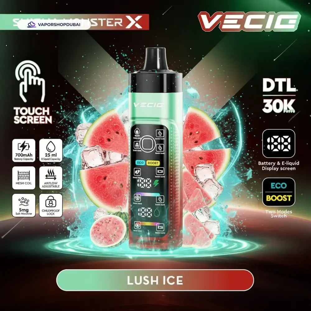 Vecig Shisha Monster X 30K DTL Disposable Hookah Vape In UAE