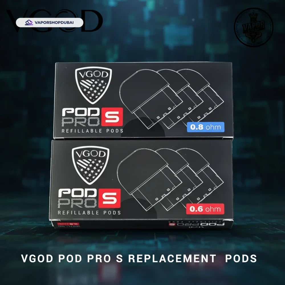 VGOD Pod Pro S Replacement Pods 3pcs Pack In UAE