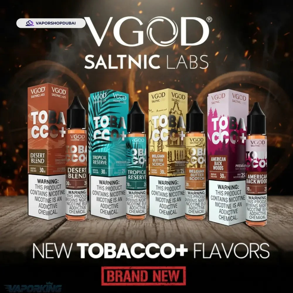 VGOD Tobacco Plus Saltnic 30ml E-Liquid 25mg &amp; 50mg in DUBAI,UAE