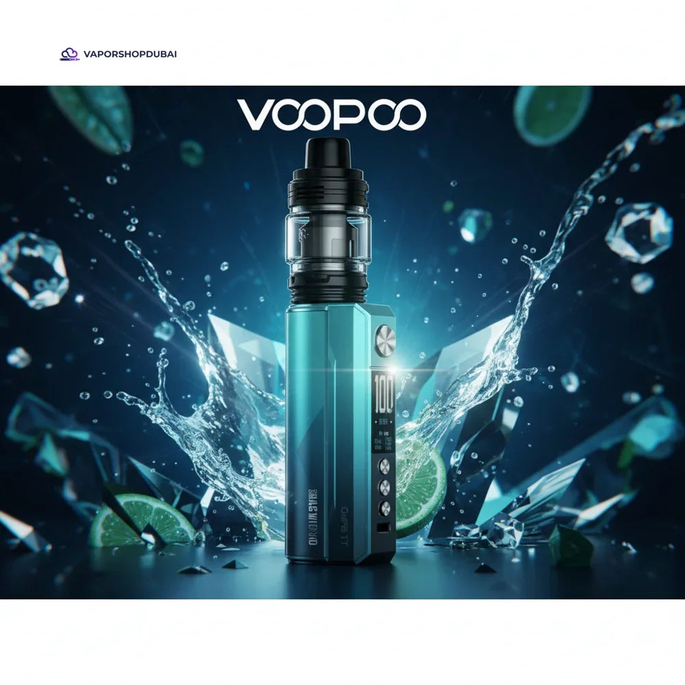 VOOPOO DRAG M100S Vape Kit with Uforce-L Tank Atomizer 5.5ml In UAE