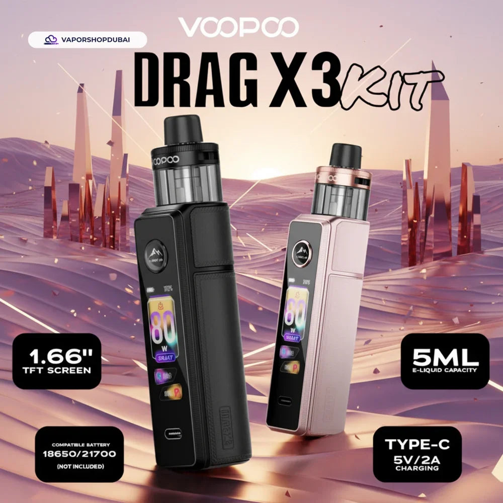 VooPoo Drag X3 Kit 80w In Dubai, UAE