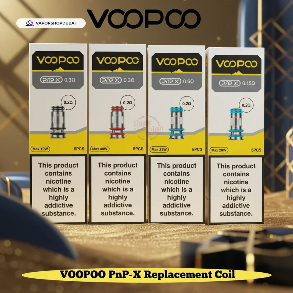 VOOPOO PNP X Replacement Coil 5pcs In Pack in UAE