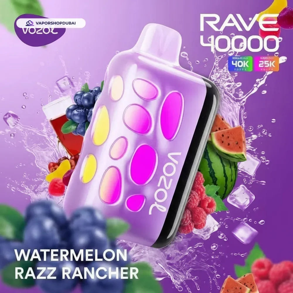 VOZOL RAVE 40000 Puffs Disposable Vape In UAE