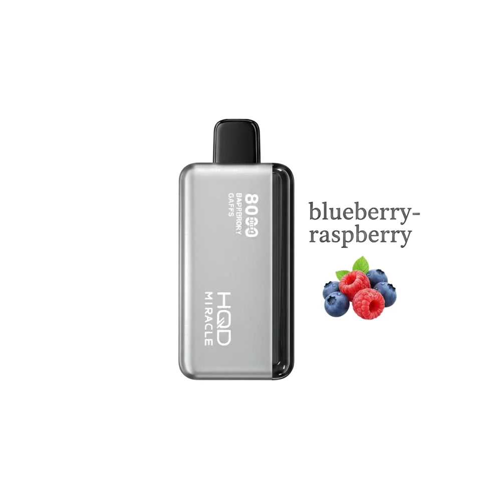 HQD Miracle 8000 Puffs Zero Nicotine (0mg) vape in the UAE