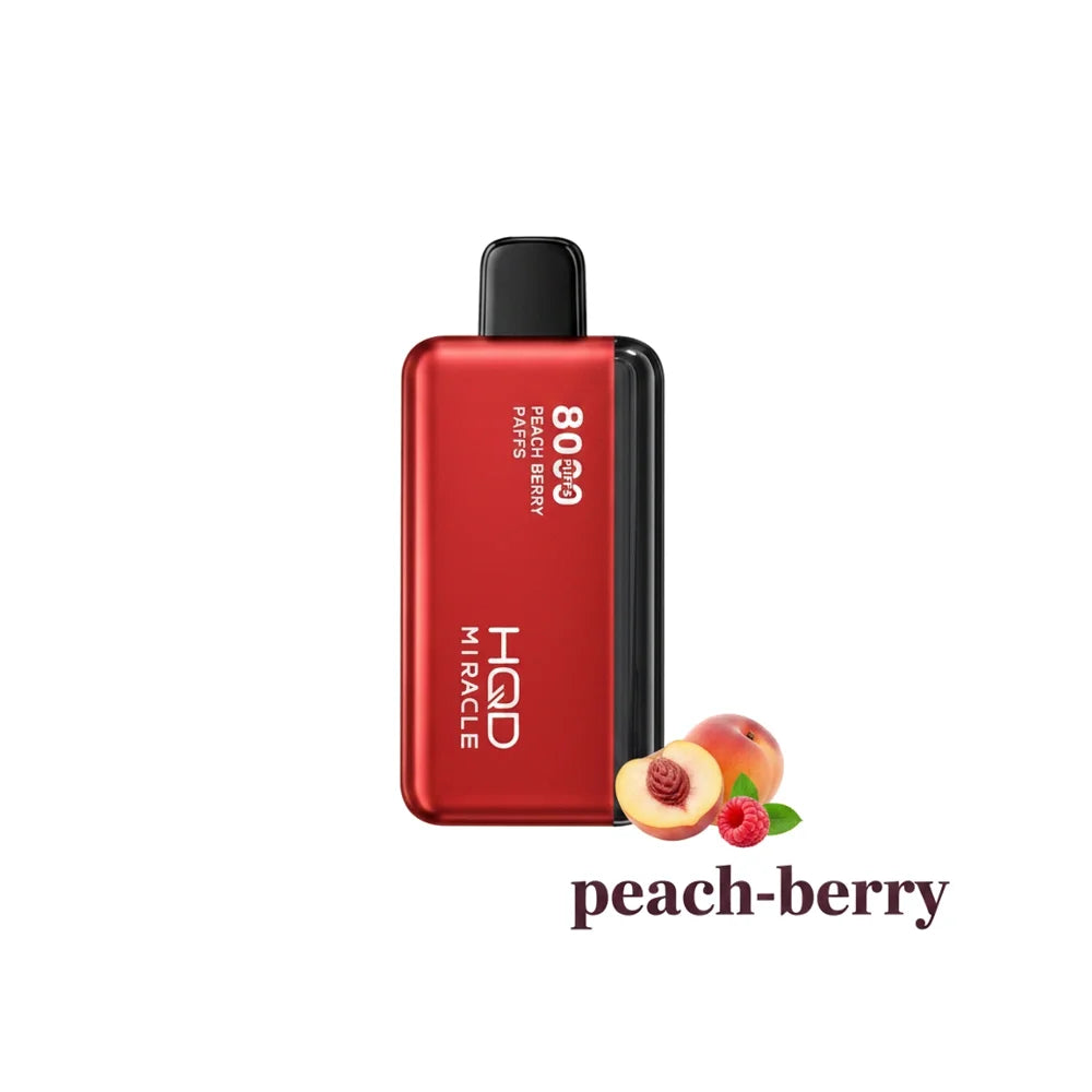 HQD Miracle 8000 Puffs Zero Nicotine (0mg) vape in the UAE