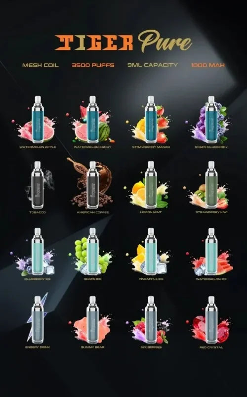 TIGER PURE | Best Vape Shop Dubai