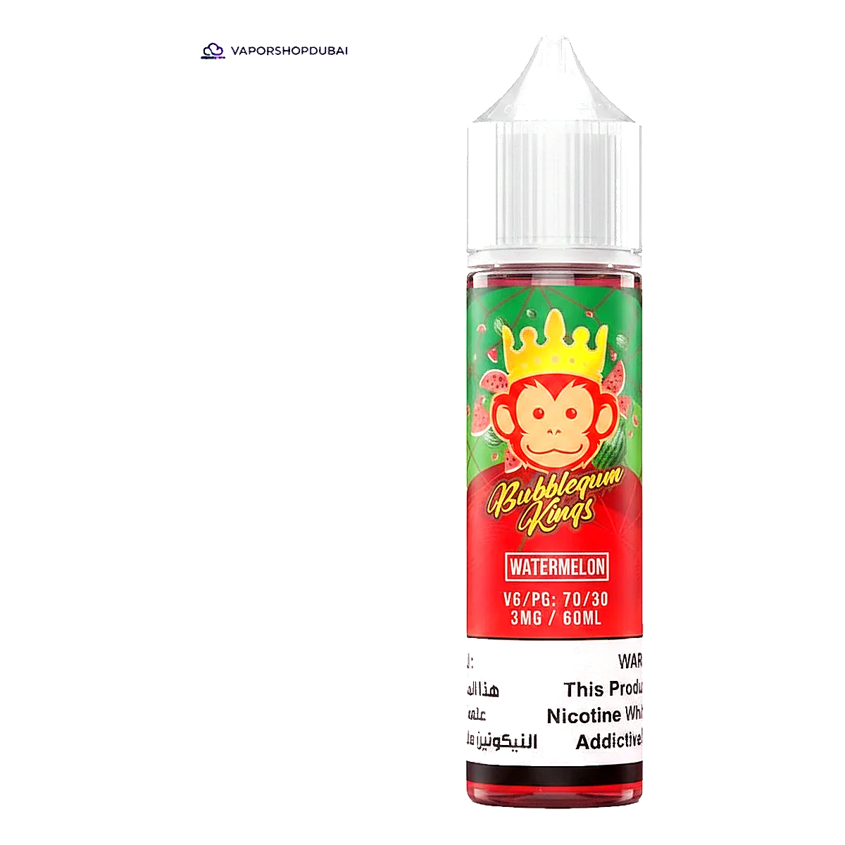 BUBBLEGUM KINGS WATERMELON 60ML (FREEBASE)