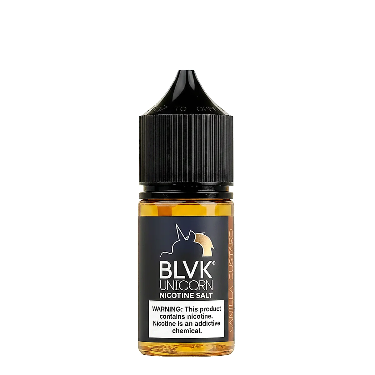Buy Authentic Vanilla Custard by BLVK Unicorn Salt 30ml in Dubai UAE