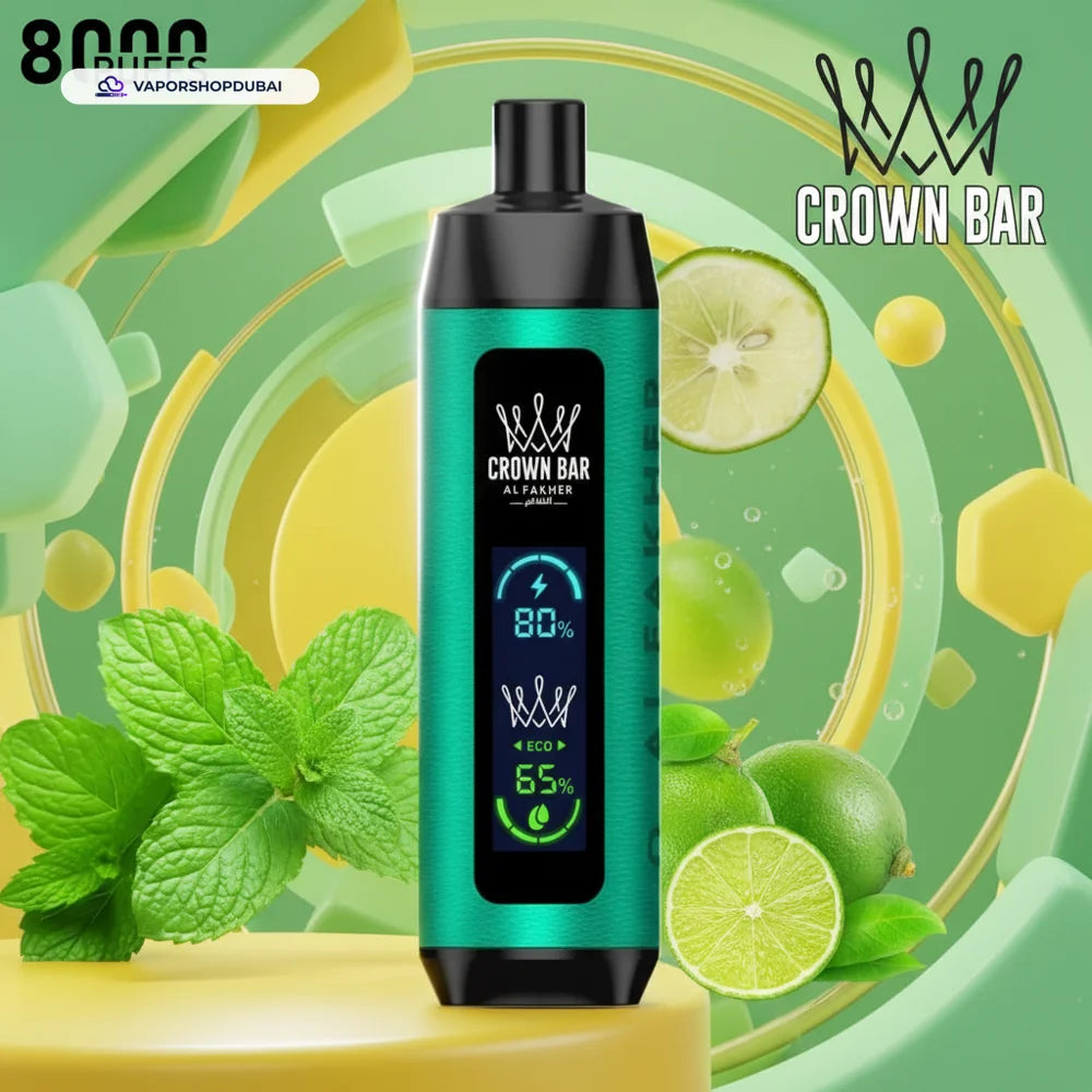 Crown Bar Al Fakher 8000 Pro DTL 8000Puffs Dual Mode Disposable Vape In UAE