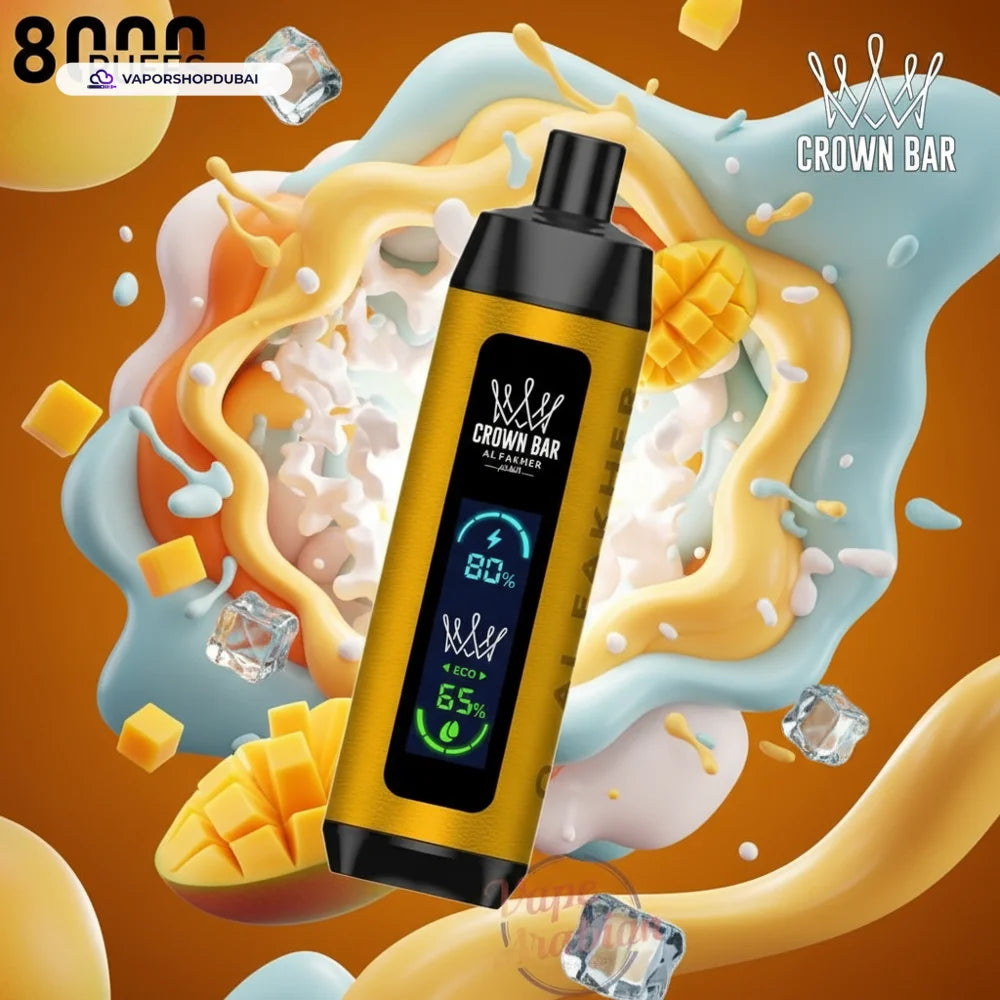 Crown Bar Al Fakher 8000 Pro DTL 8000Puffs Dual Mode Disposable Vape In UAE