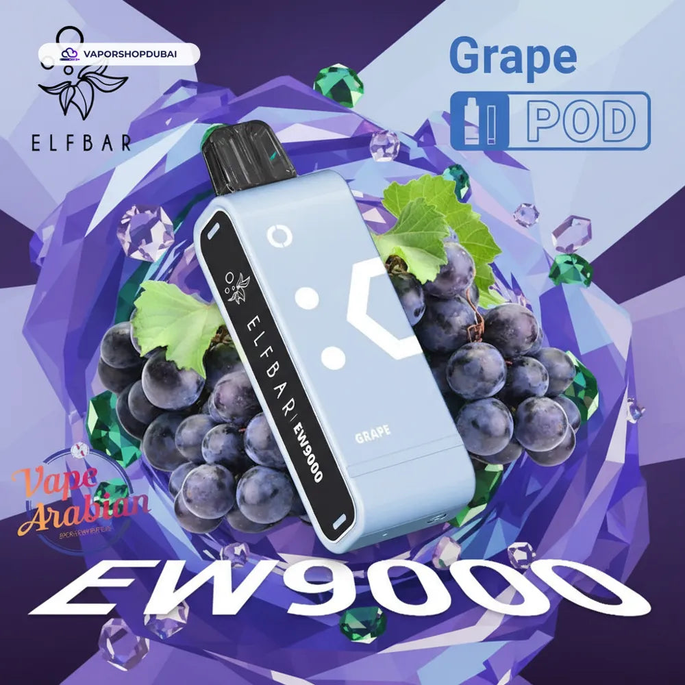 Elf Bar EW9000 Replacement Pods Prefilled 9000 Puffs In UAE
