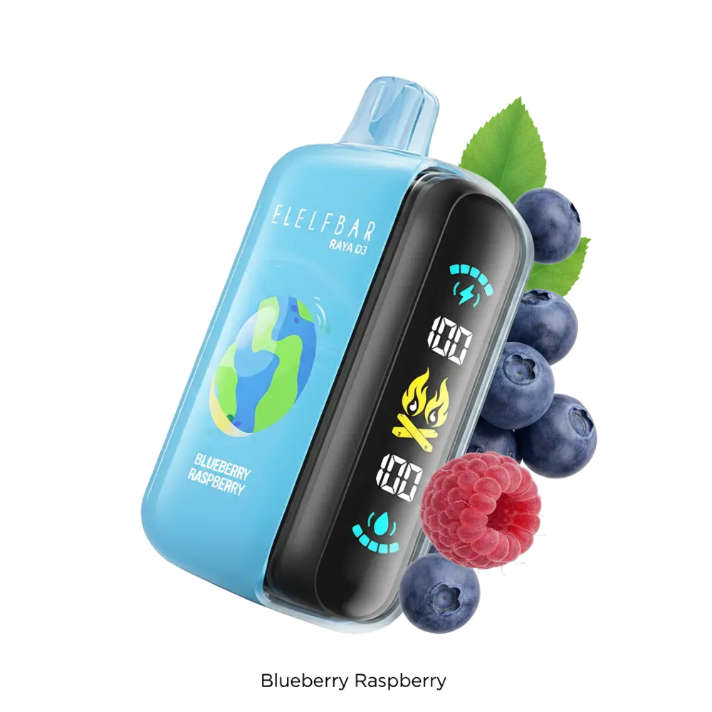 ELF BAR Raya D3 25000 Puffs Dubai — AED 55, Dual Mesh, All Flavors