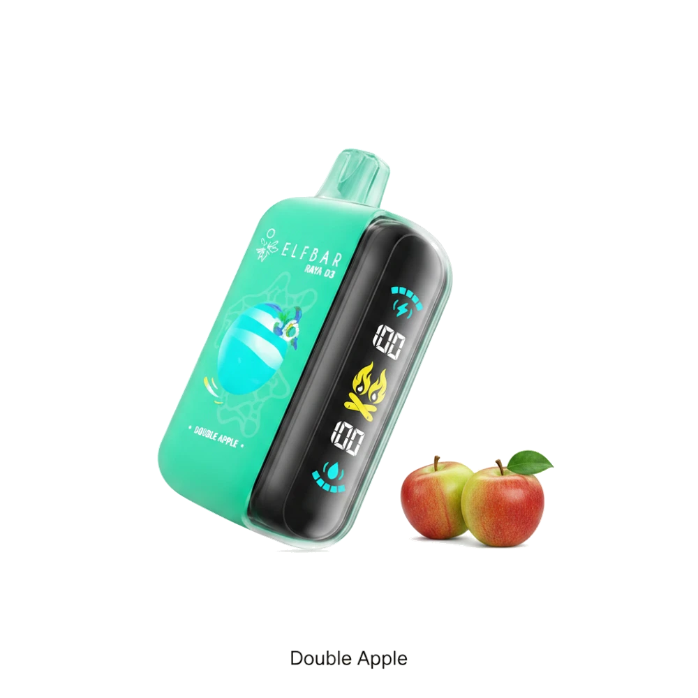 ELF BAR Raya D3 25000 Puffs دبي — 55 درهم إماراتي، شبكة مزدوجة، جميع النكهات