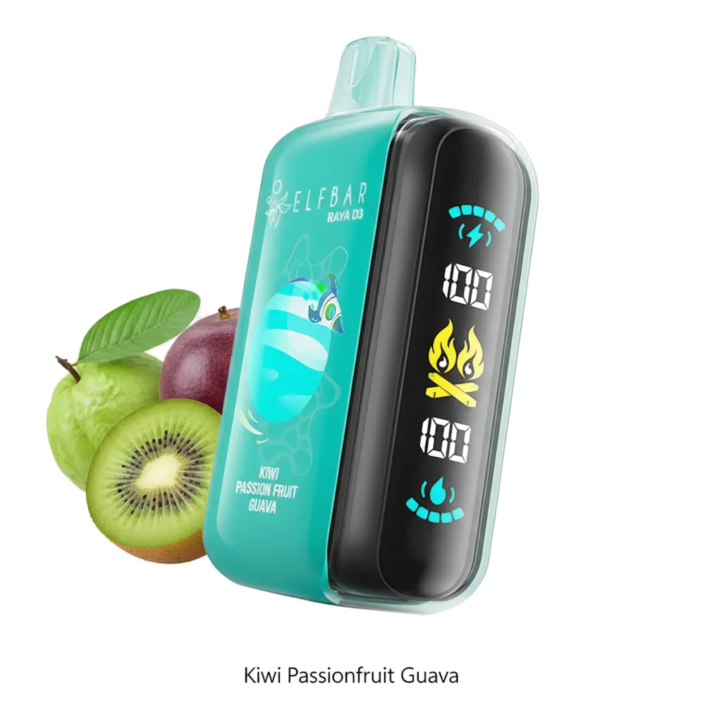 ELF BAR Raya D3 25000 Puffs Dubai — AED 55, Dual Mesh, All Flavors