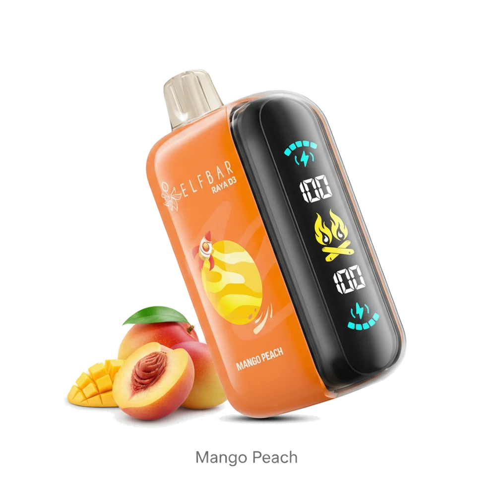 ELF BAR Raya D3 25000 Puffs دبي — 55 درهم إماراتي، شبكة مزدوجة، جميع النكهات