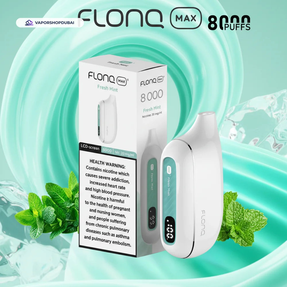 Flonq Max S 8000 Puffs Disposable Vape In UAE