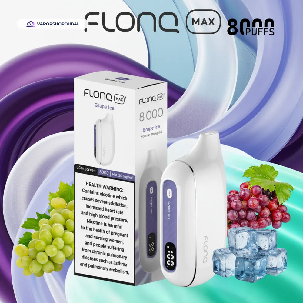 Flonq Max S 8000 Puffs Disposable Vape In UAE