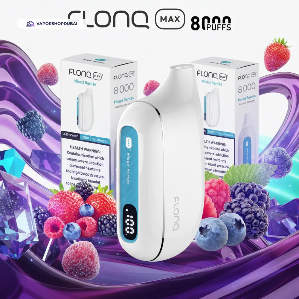 Flonq Max S 8000 Puffs Disposable Vape In UAE