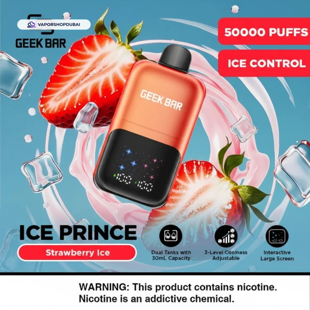 Geek Bar Ice Prince 50000 Puffs Disposable Vape In UAE