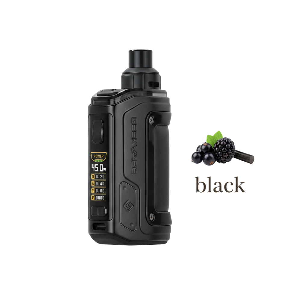 Geekvape H45 Pod System Kit 1400mAh 4ml Dubai UAE Black Flavor -- Buy Disposable Vape Dubai UAE