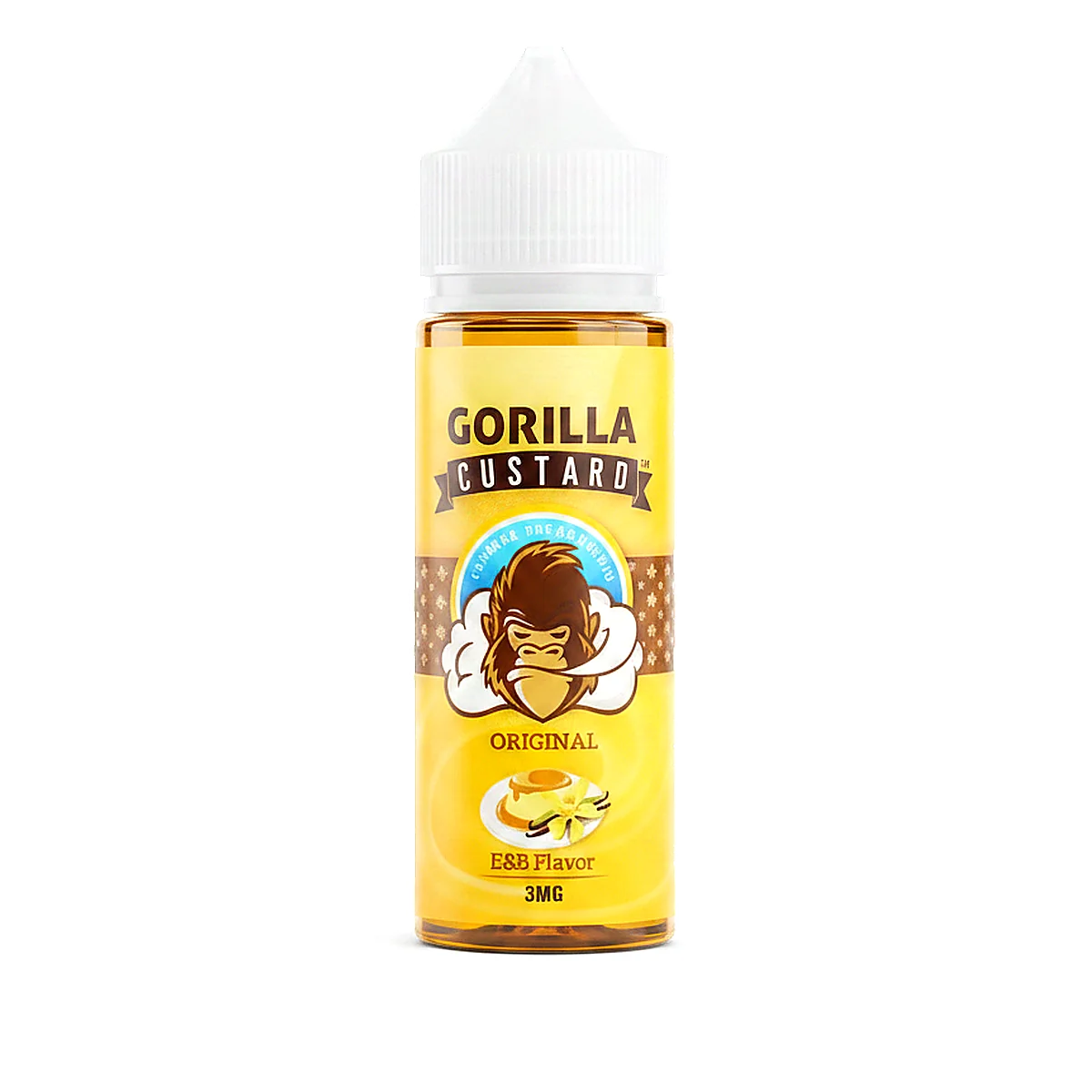Gorilla Custard Original E-Liquid by E&amp;B Flavor 60ml &amp; 100ml In UAE