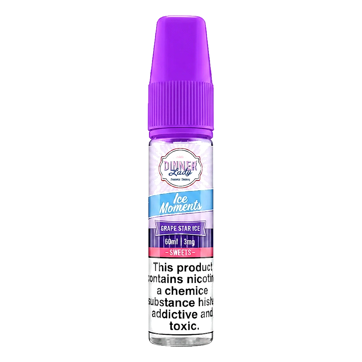 Grape Star Dinner Lady Ice Moments 60ml 3mg in UAE