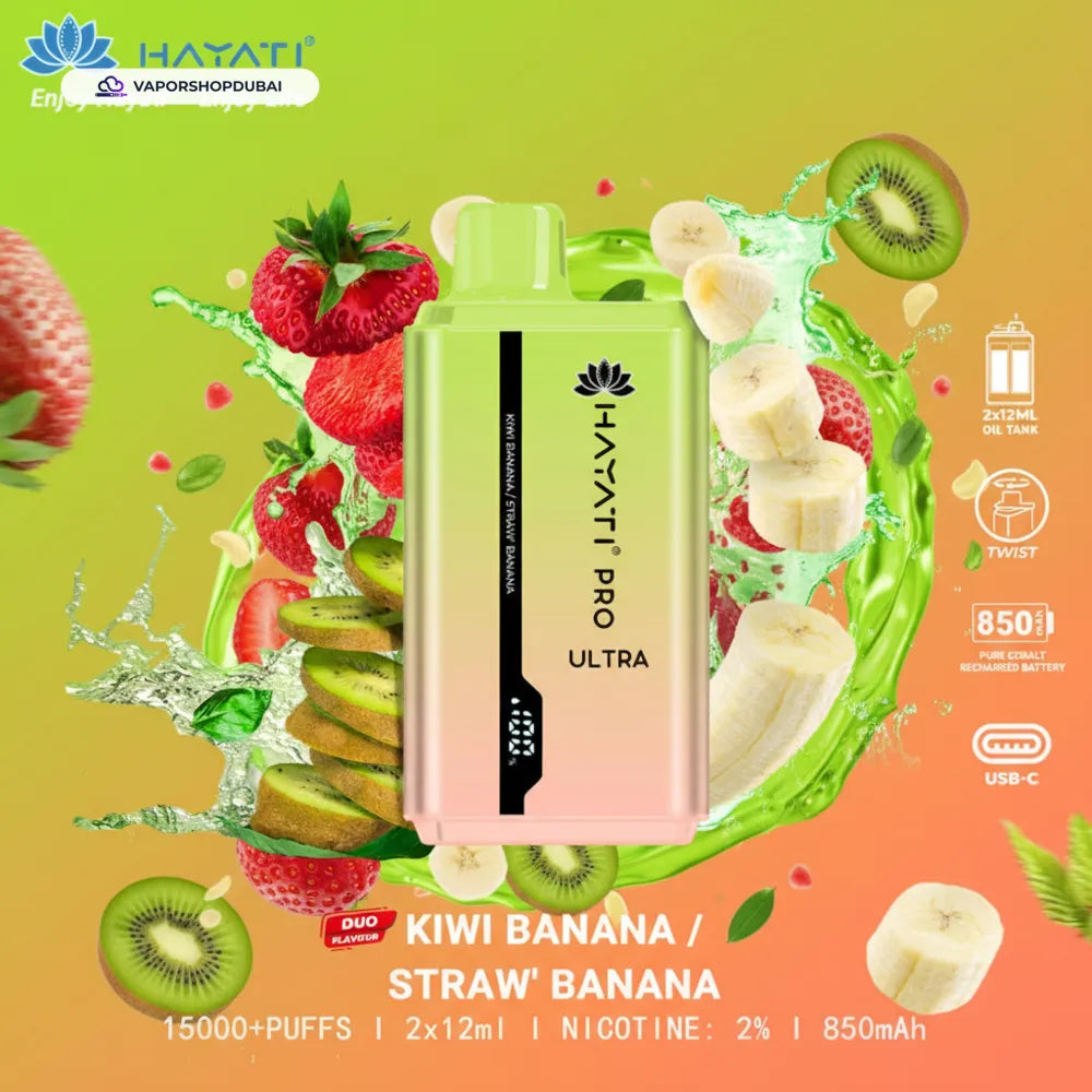 Hayati Pro Ultra 15000 Puffs سحبة جاهزة في الإمارات العربية المتحدة