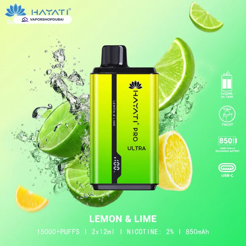 Hayati Pro Ultra 15000 Puffs سحبة جاهزة في الإمارات العربية المتحدة