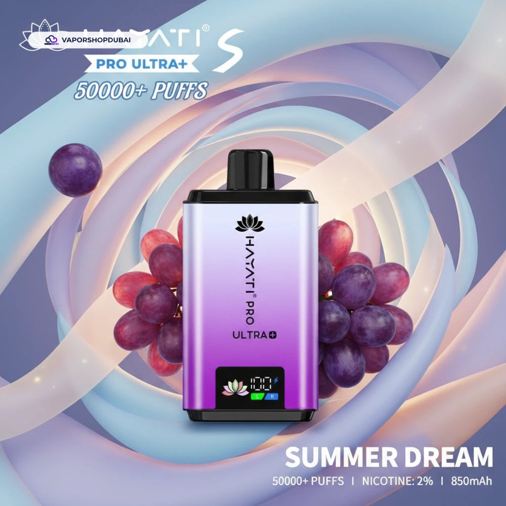 فيب للاستعمال مرة واحدة Hayati Pro Ultra+ S 50000 Puffs في الإمارات العربية المتحدة
