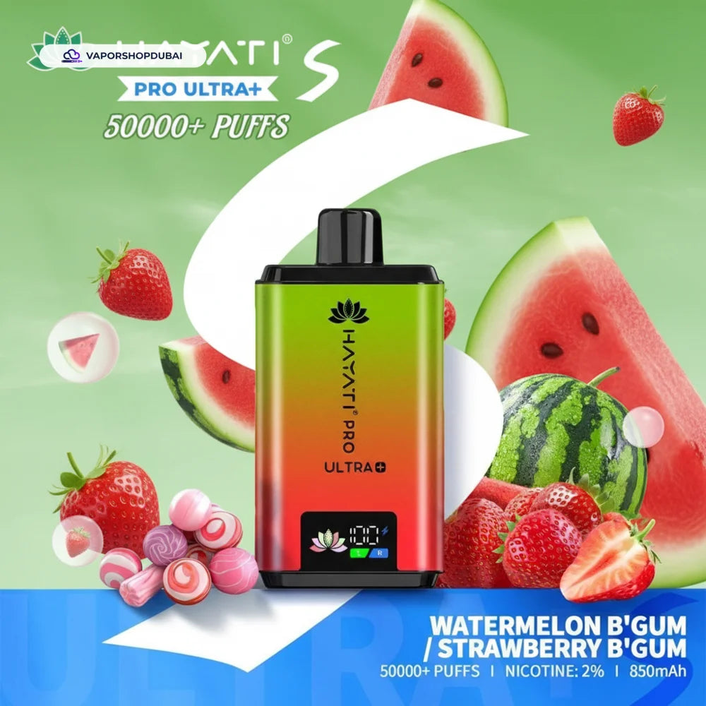فيب للاستعمال مرة واحدة Hayati Pro Ultra+ S 50000 Puffs في الإمارات العربية المتحدة