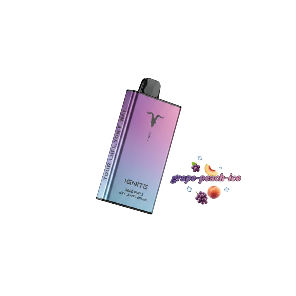Ignite Ice 40000 Puffs Disposable Vape Icy Flavor Dubai UAE Grape Peach Ice Flavor -- Buy Disposable Vape Dubai UAE